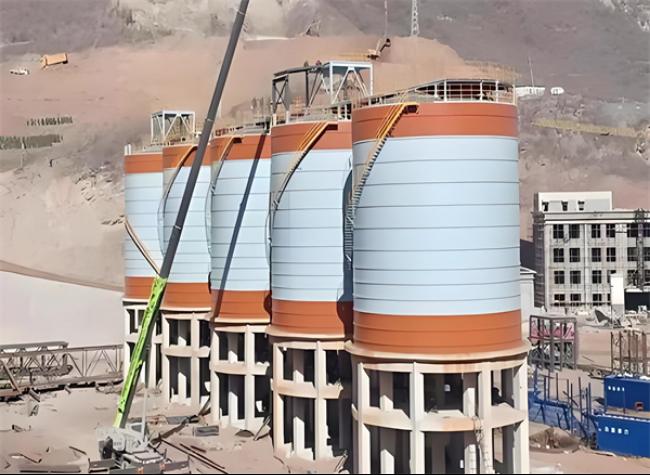 兴仁高架钢板仓