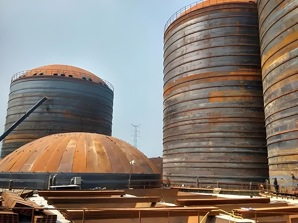 兴仁焦粉钢板仓